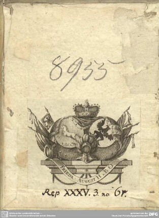 Exlibris: Friedrich August, Herzog von Braunschweig-Oels