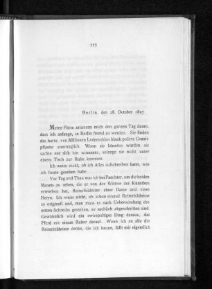 Berlin, den 28. October 1897