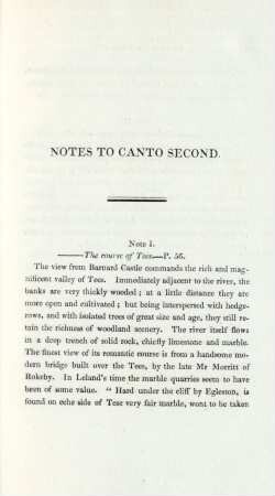 Notes to Canto Second