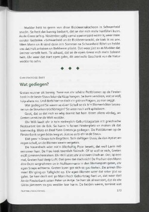 Wat gediegen?
