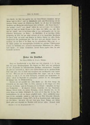 Ueber die Sintflut
