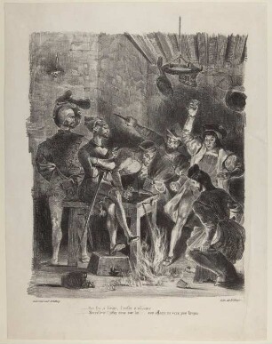 Mephisto in Auerbachs Keller. Méphistophélès dans la taverne des étudiants