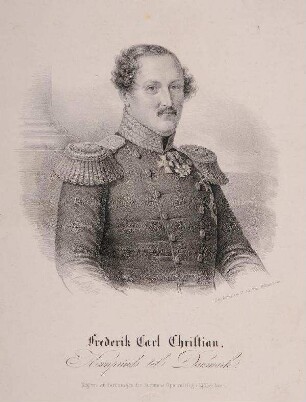 Bildnis von Friedrich VII. (1808-1863), König von Dänemark