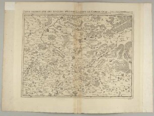 Carte Particuliere Des Environs D'Avesnes, Landrecy, La Capelle, Guise, Etc. : avec Privilege du Roy