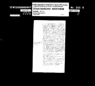 Verschiedene Prozeßschriften, Urkundenabschriften und Fragmente