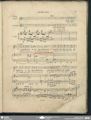 No. 12 Grand Trio: "Was wollt ihr tun / Où courez-vous"