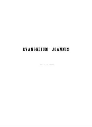 Evangelium Joannis