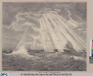 Stürmisches Wetter im Atlantischen Ozean
