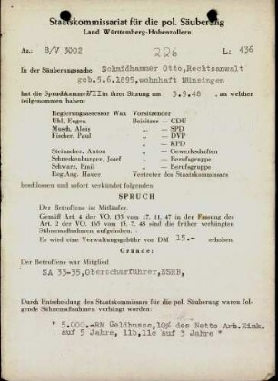 Schmidhammer, Otto