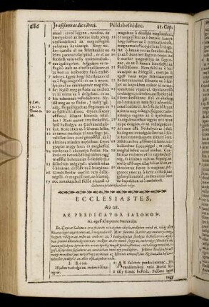 Ecclesiastes, Az. az. Az Predicator Salomon
