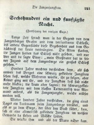 Sechshundert ein und funfzigste Nacht