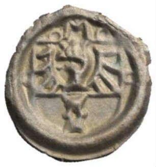 Fundmünze, Hohlpfennig, Anfang 16. Jh.