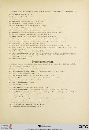Trachtenpuppen (Nr. 1269-1287)