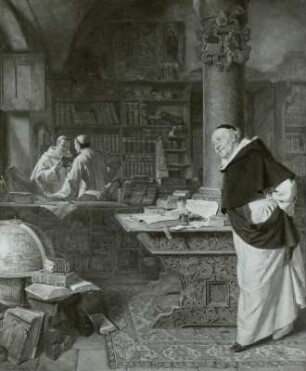 In der Klosterbibliothek