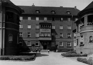 Frankfurt/Oder - Neue Siedlung am Wieckeplatz : Frankfurt/ Oder (Mark Brandenburg). Ansicht der um 1925 errichteten Reichsbahn-Siedlung am Wieckeplatz (Siedlungsgesellschaft "Ostmark")