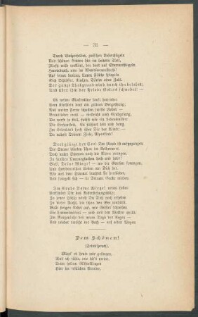 Dem Schönen! : (Trinkspruch).