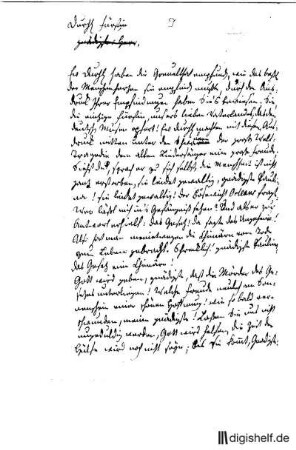 9: Brief von Johann Wilhelm Ludwig Gleim an Pauline Prinzessin Anhalt-Bernburg