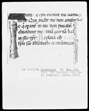 Laacher Sakramentar — Initiale I (n illo tempore), Folio 150 recto