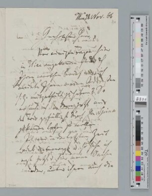 Brief an Peter Joseph Simrock