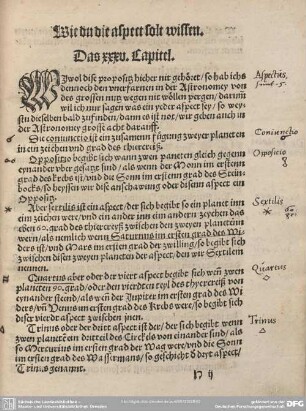 Wie du die aspect solt wissen. Das xxxv. Capitel.