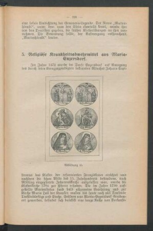 5. Religiöse Krankheitsabwehrmittel aus Maria-Enzersdorf.