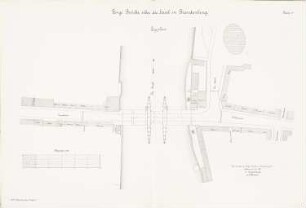 Lange Brücke über die Havel, Brandenburg/Havel: Lageplan 1:250
