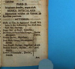 Poena Furti : in Scenam data a Rudimentis ; [Periocha]