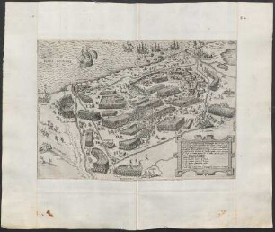 Eceouj amantjmi. lectorj il vero sito della Battaglia data nel Anno 1558 a di 13. di Iuglio intorno a Gravellina ...