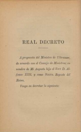 Real decreto