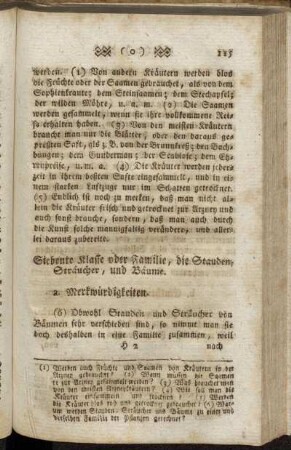 Siebente Klasse oder Familie: die Stauden, Sträucher, und Bäume.