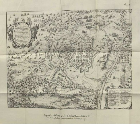 Plan III. Blatt 26 des Schlachten-Atlas II im Königlichen Staats-Archiv zu Marburg.