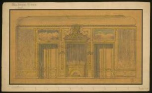Villa Siemens, Berlin-Wannsee: Wandabwicklung Saal 1:25