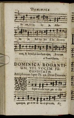 Dominica Rogantium, Vel Vocem Jucunditatis.