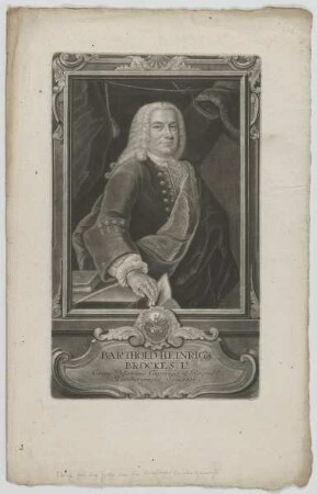 Bildnis des Barthold. Heinricus Brockes