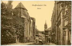 Großenhain. Ruine