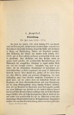 Die Kirche der Wüste : 1715 bis 1787 ; das Wiederaufleben des französischen Protestantismus im achtzehnten Jahrhundert