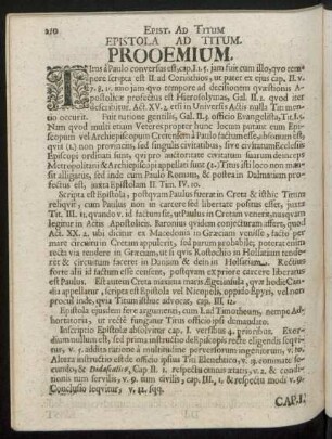Epistola Ad Titum.