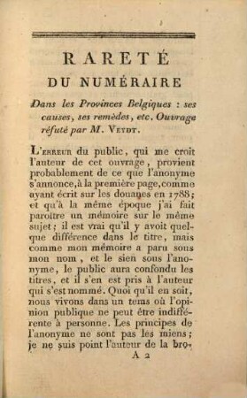 Rareté de numéraire dans les provinces Belgiques