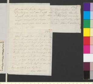 Brief von Stein, Charlotte von an Goethe, Johann Wolfgang von
