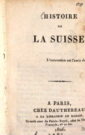 Histoire de la Suisse