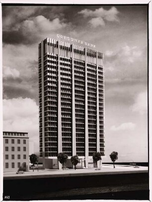 Dresdner Bank: Modellansicht