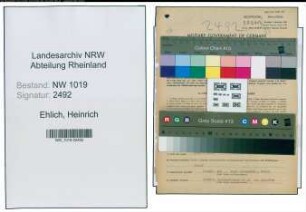 Entnazifizierung Heinrich Ehlich , geb. 30.07.1905 (Lehrer)