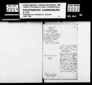Heimatverhältnisse und Ausweisung des aus Niedersfeld (Westfalen) gebürtigen Sensenhändlers Johann Menke, auch Bernhard Trippe genannt
