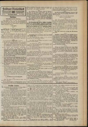 Zweite Ausgabe vom Mittwoch, den 31. März 1915.