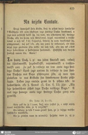 Na ṅeżelu Cantate