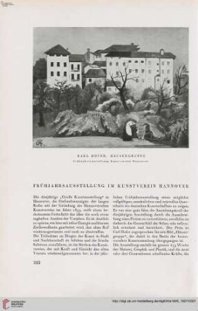42: Frühjahrsausstellung im Kunstverein Hannover