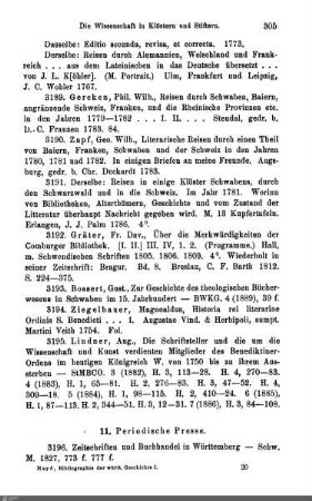 11. Periodische Presse