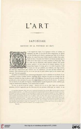 1: Japonisme, [1] : Histoire de la poétesse Ko Mati