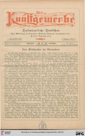 1. August-Heft 1894
