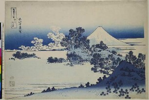 Der sieben Ri lange Strand von Sōshū, Blatt 13 aus der Serie: 36 Ansichten des Fuji
